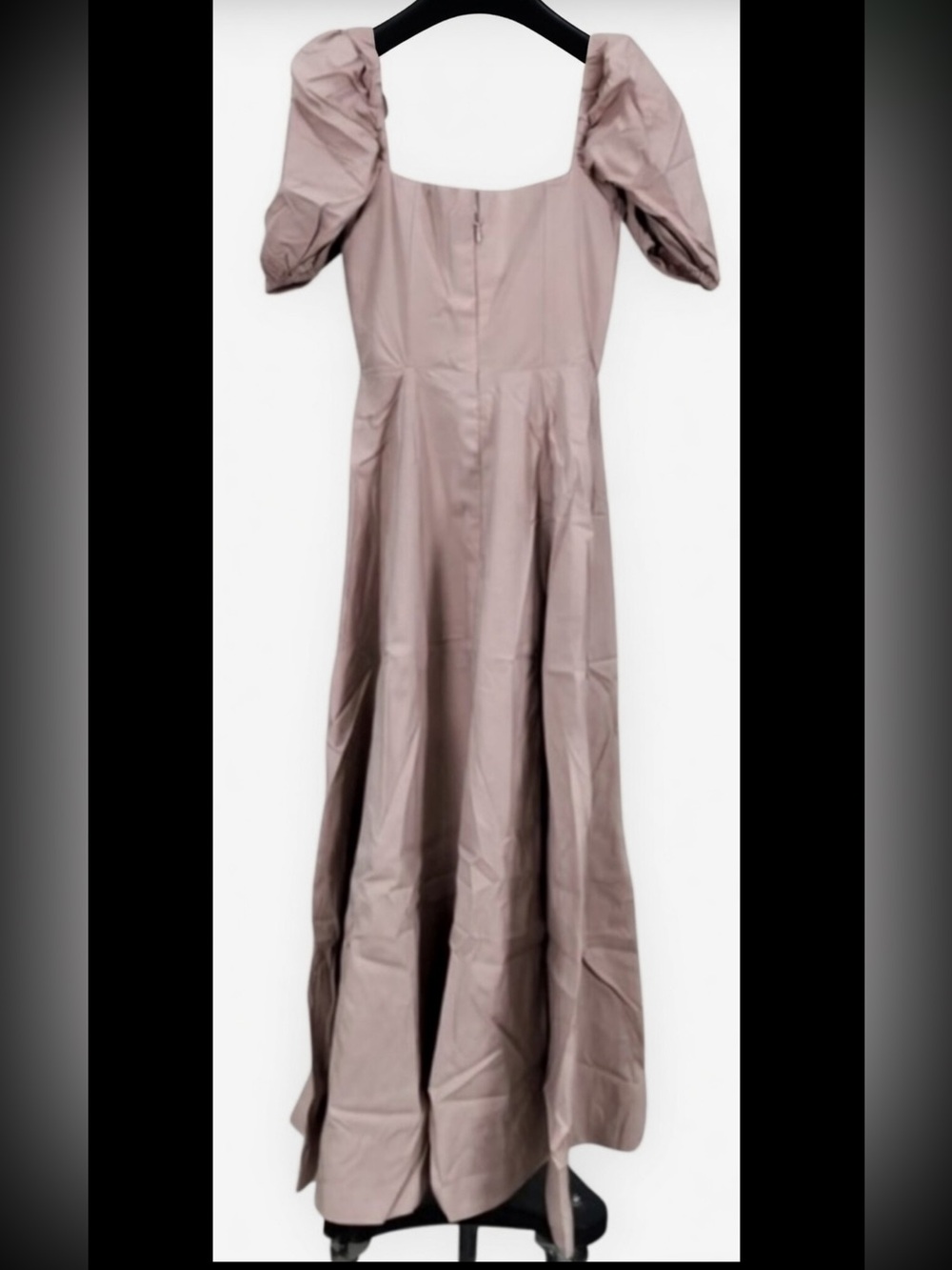 HOUSE OF CB 'Tallulah' Blush Puff Sleeve Midi Sundress /XSmall US2-4 $209 - Picture 9 of 9